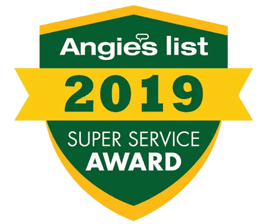 Angie's List 2019 Super Service Award Badge