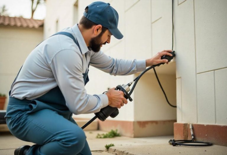 Pest Control professional Inspection the house